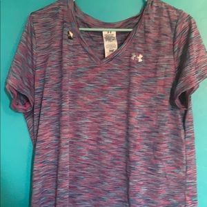 Under armour multi-colored workout shirt